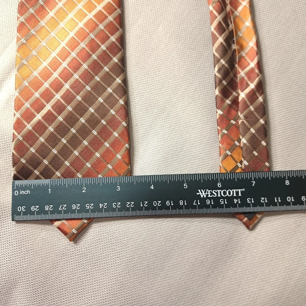 Alfani Men's Tie Multicolor 100% Silk Classic Hand Made In China‎